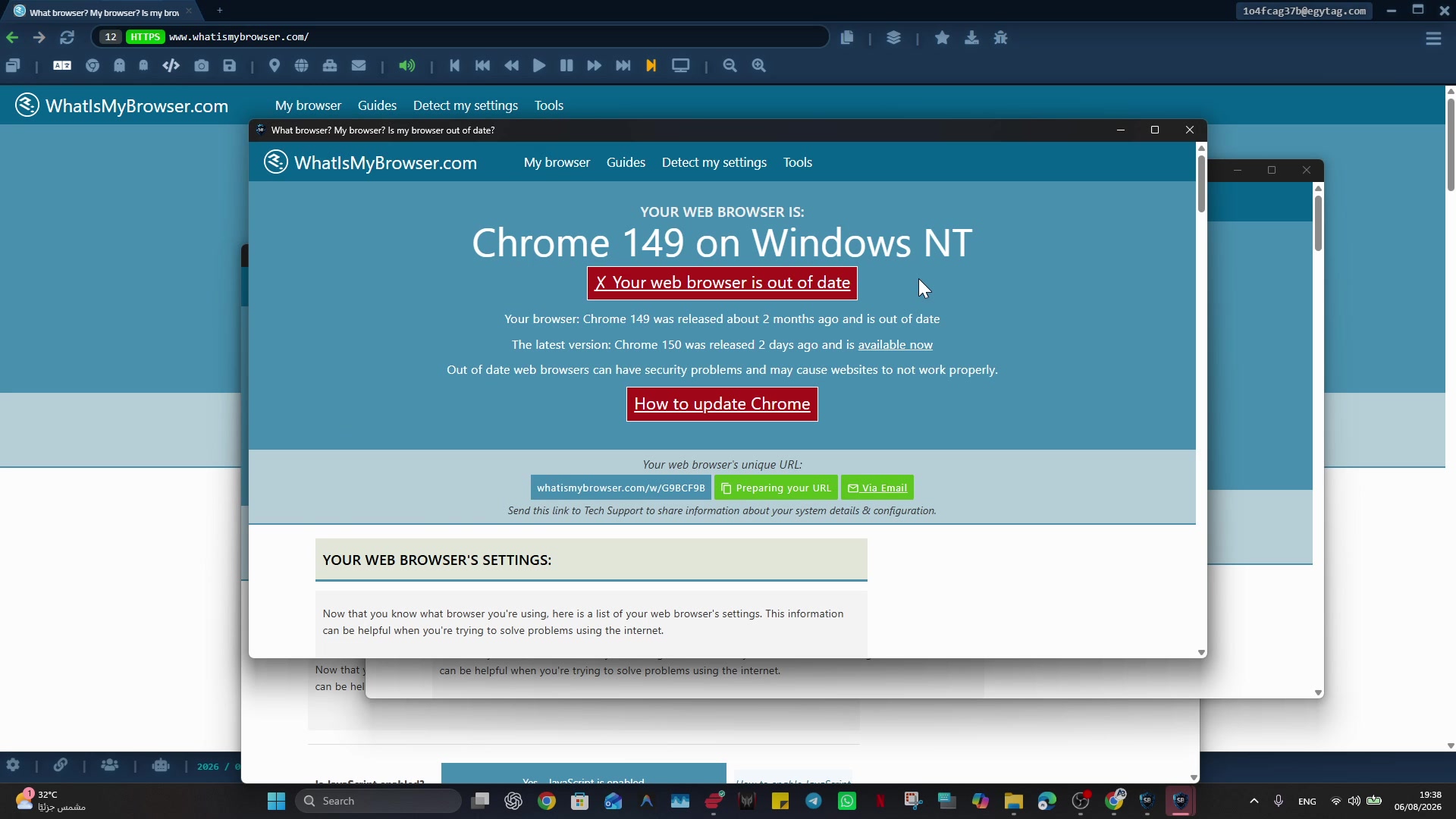 Real Social Browser running multiple browser windows and views; a contextual browsing view rather than a dedicated speed setting.