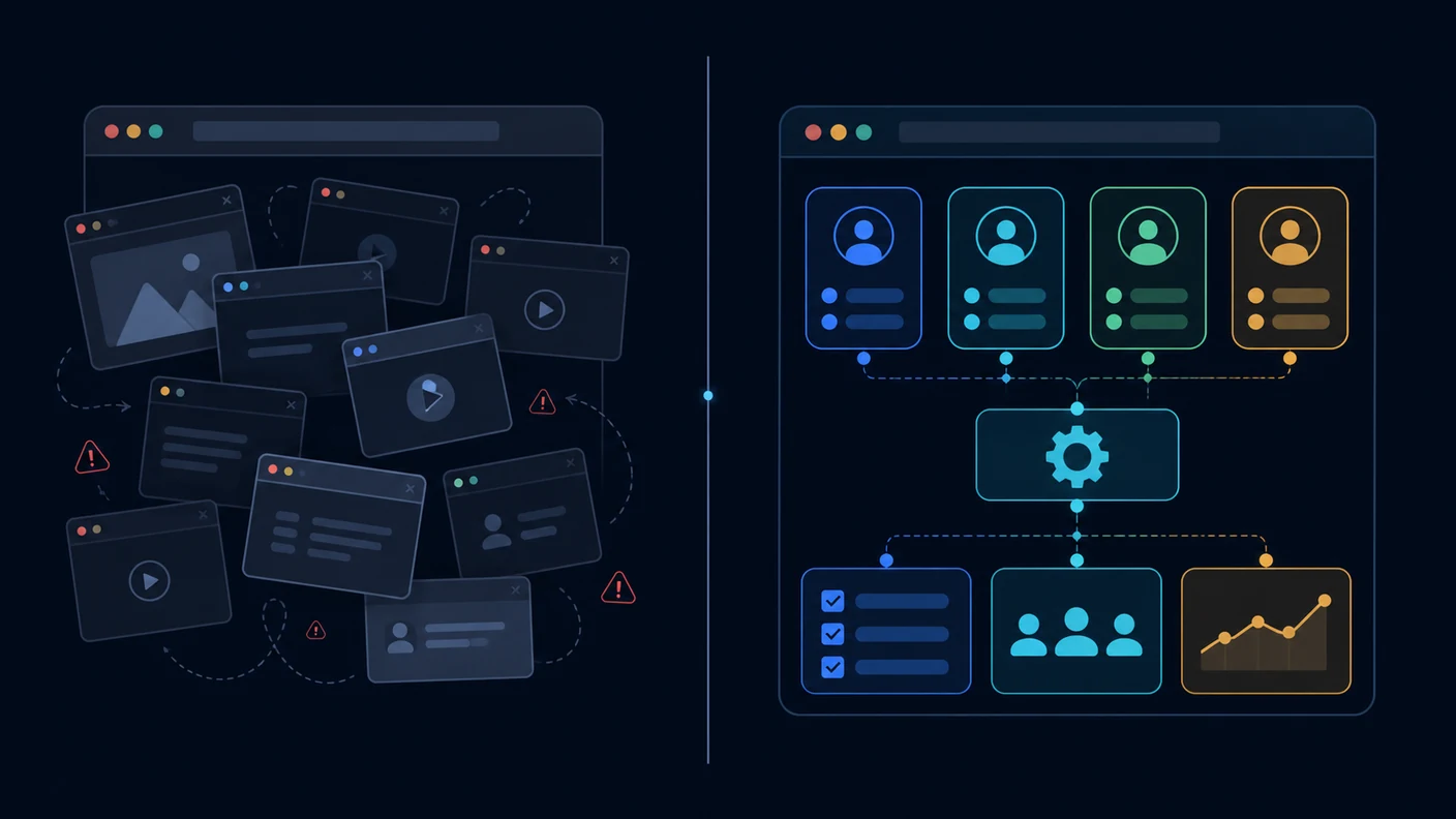 From personal tabs to managed profiles, workflows, and account environments